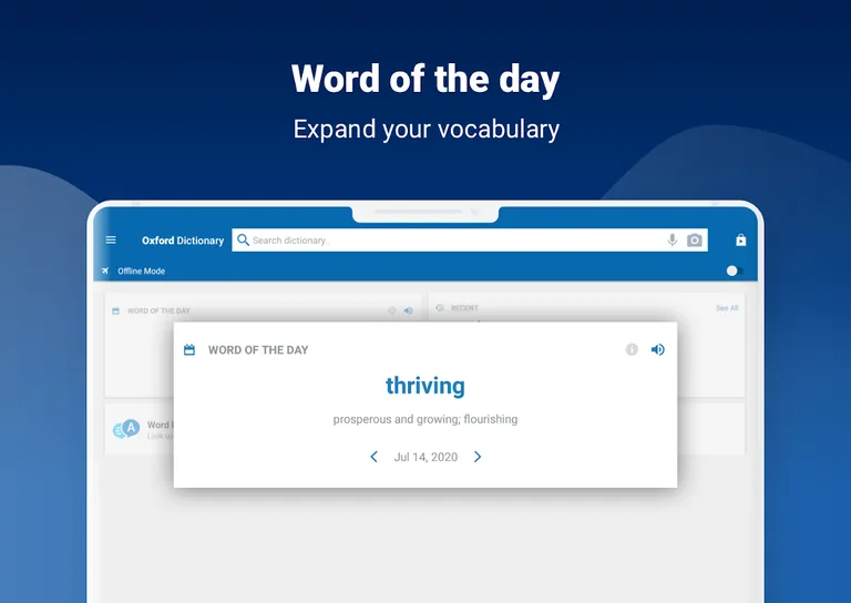 Oxford Dictionary of English screenshot 1