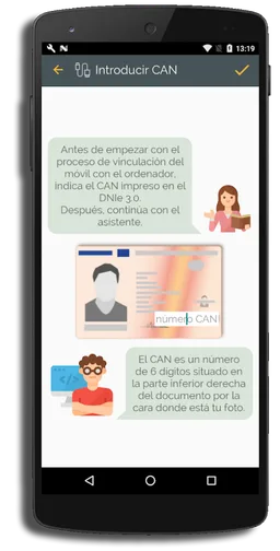 Lector de DNIe para PC, usando el movil screenshot 8