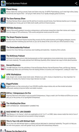 BizCast Business Podcast screenshot 1