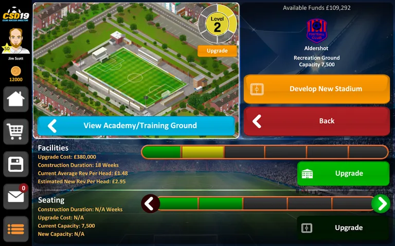 Club Soccer Director 2019 - Football Club Manager screenshot 10
