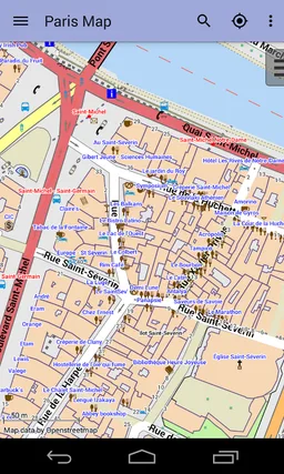 Paris Offline City Map Lite screenshot 6