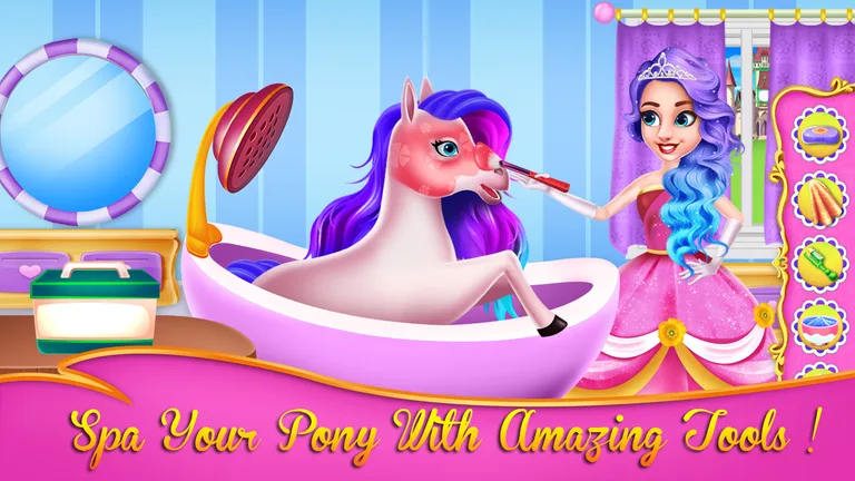 Princess Pony Horse Caring screenshot 2