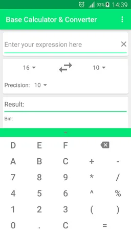 Base Calculator and Converter screenshot 2