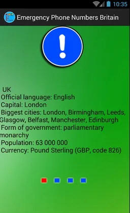 Emergency Numbers Britain screenshot 1