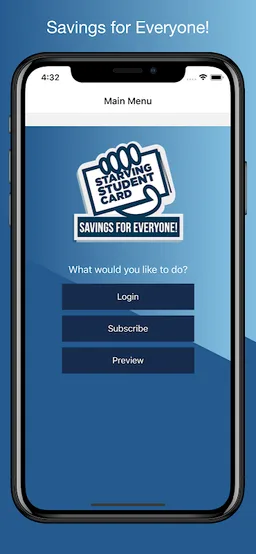 Starving Student Card App screenshot 12