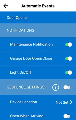 Linear Smart Garage Door screenshot 7