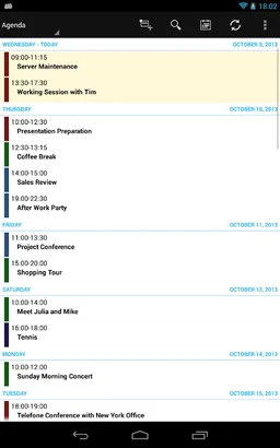 Business Calendar screenshot 12