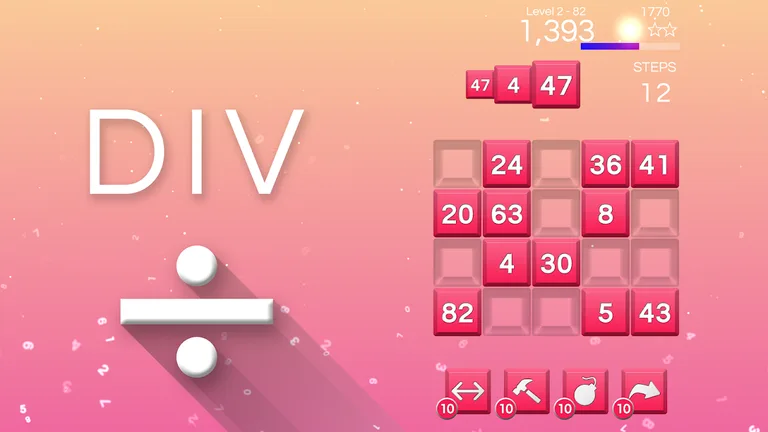 DIV Number Puzzle game screenshot 3