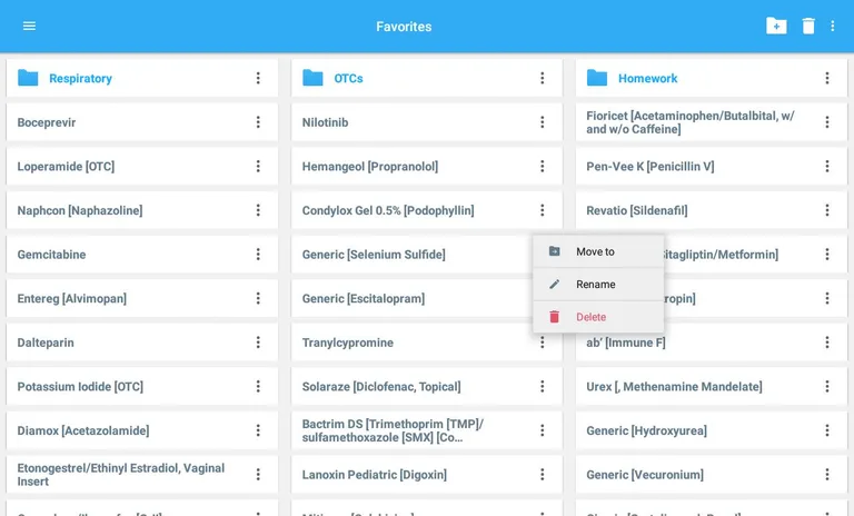 Clinicians Drug Reference 2016 screenshot 13
