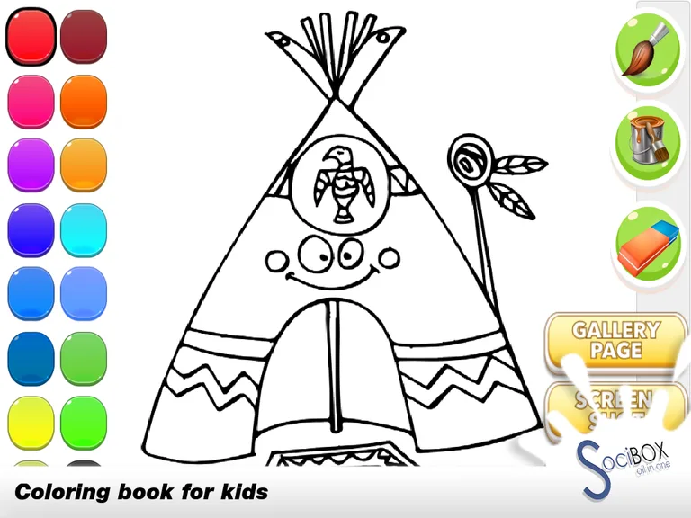 house coloring book screenshot 6