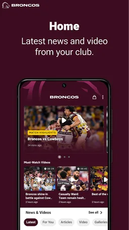 Brisbane Broncos screenshot 1
