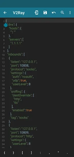 V2Ray plugin for HTTP Injector screenshot 2