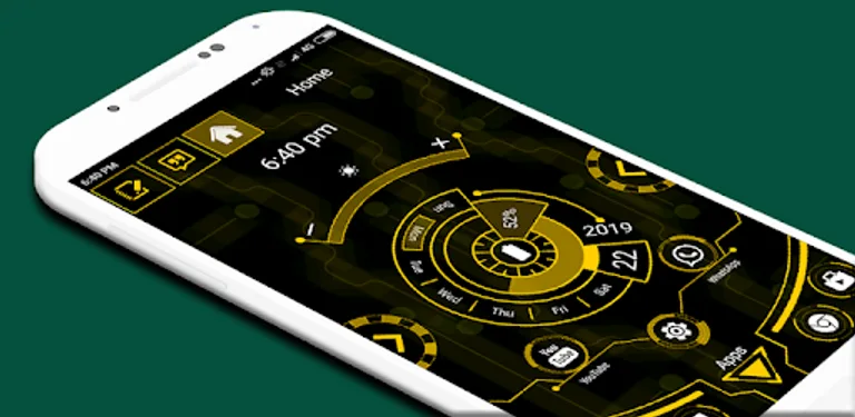 Futuristic Launcher 2 - 2019 Hi-Tech App cover image