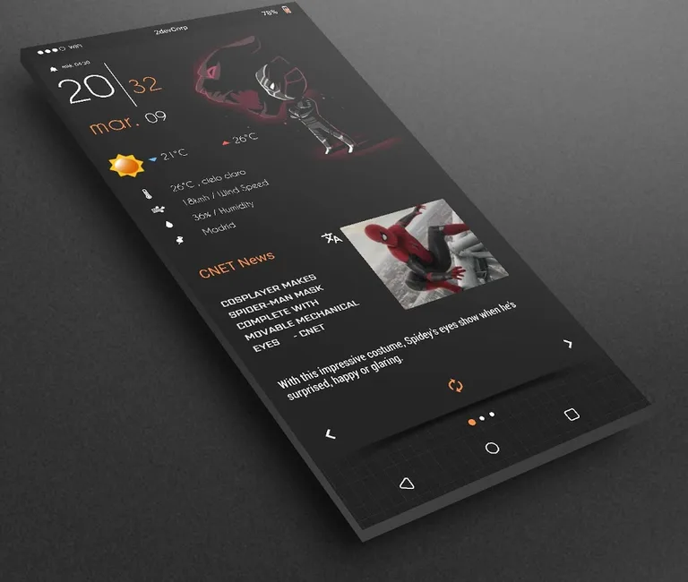 Gray Bloom XIU for Kustom/klwp screenshot 2