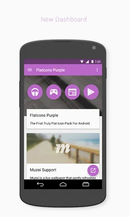 FlatCons Purple Icon Pack screenshot 2
