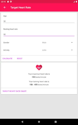 Health Calculator screenshot 2