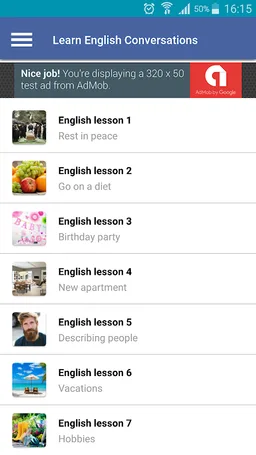 Learning English Conversation - English Speaking screenshot 2