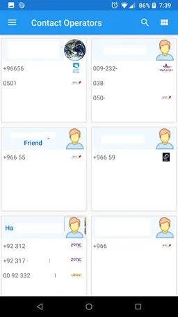 Contact-Mobile Operators screenshot 6