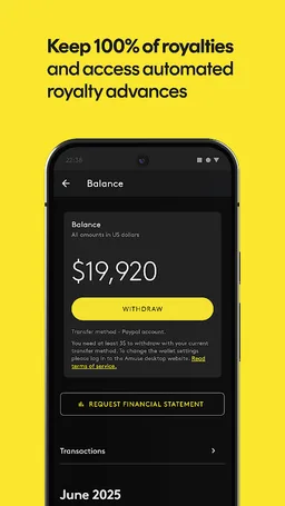 Amuse Music Distribution screenshot 6