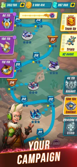 HAWK: Airplane Space games screenshot 5