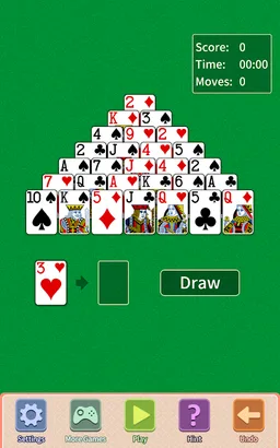 Pyramid Solitaire 3 in 1 screenshot 2