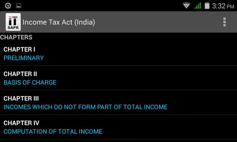 Income Tax Act screenshot 1