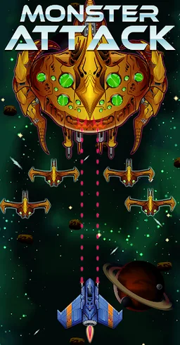 Space Shooter: Monsters Attack screenshot 1