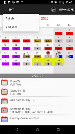 Roster-Calendar screenshot 3