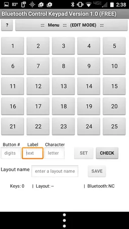 Bluetooth Control Keypad screenshot 3