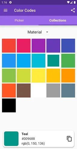 Color Code - hexadecimal and rgb colors screenshot 4