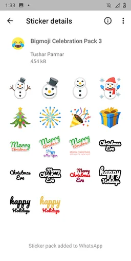 Bigmoji - WAStickerApp screenshot 9