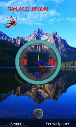 Mountainclock LiveWP screenshot 2