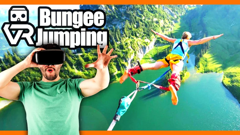 Bungee jumping in VR screenshot 2