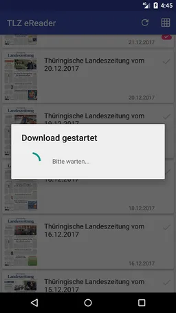 TLZ eReader screenshot 2