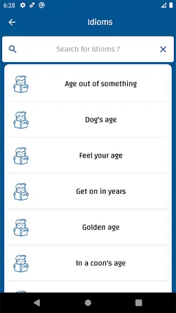 English Synonyms and Antonyms Dictionary screenshot 1