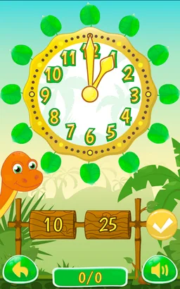 Dino Time: free learning clock and time for kids screenshot 9
