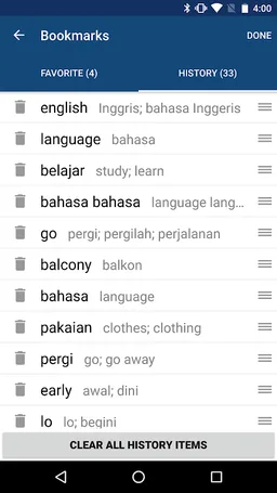 Indonesian English Dictionary screenshot 5