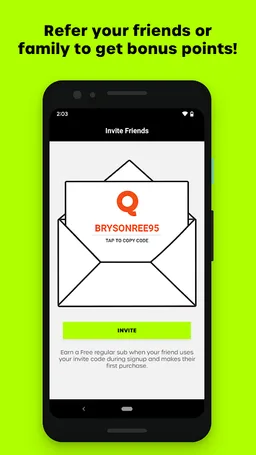 Quiznos Toasty Points screenshot 7