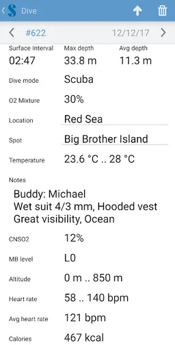 SCUBAPRO LogTRAK - Logbook and Tools screenshot 2