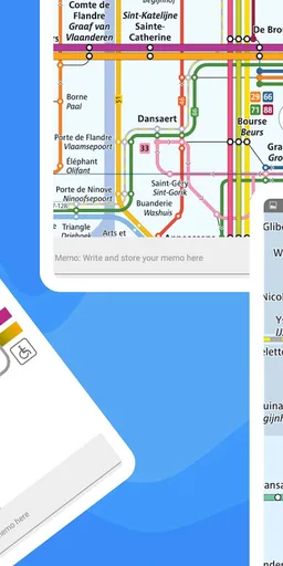 STIB-MIVB Brussels Metro & Tram Map screenshot 6