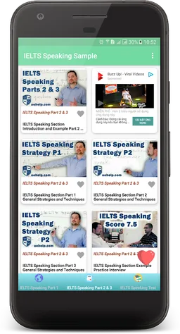 IELTS SPEAKING SAMPLE screenshot 12
