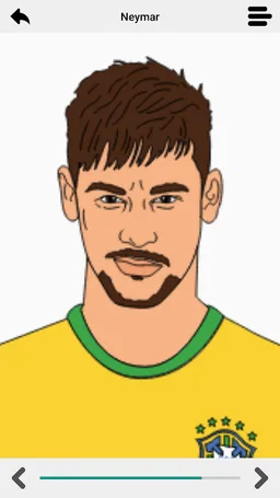 Draw & Pixel Football Players screenshot 1