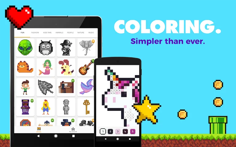 UNICORN - Color by Number Pixel Art Game screenshot 6