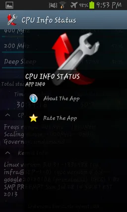 CPU Info Status full screenshot 9