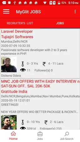 MyGlit Jobs screenshot 2
