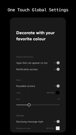 EDGE MASK - Change to unique notification design screenshot 3