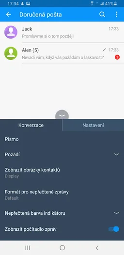 Handcent SMS Czech Language Pa screenshot 6