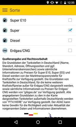 ADAC Spritpreise screenshot 3