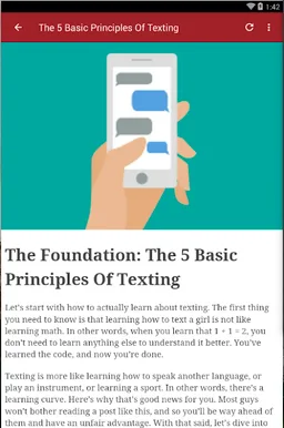 HOW TO TEXT A GIRL screenshot 2