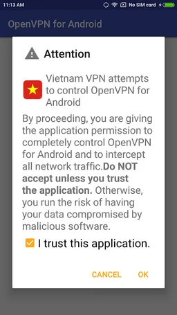 Vietnam VPN-Plugin for OpenVPN screenshot 3